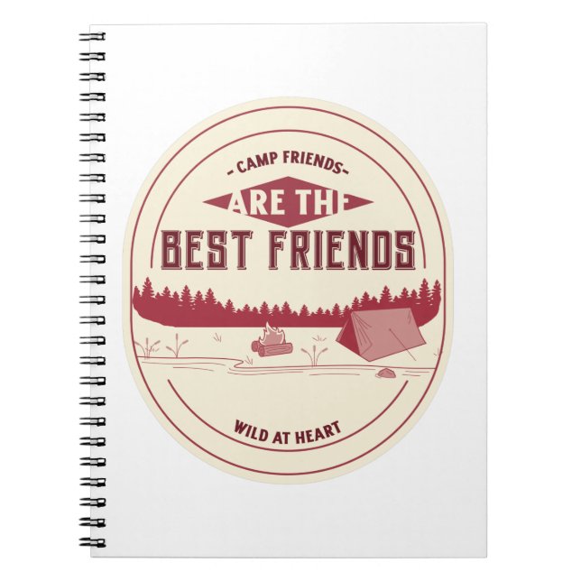 Cuaderno Los Amigos Del Campamento Son Los Mejores Amigos (Frente)