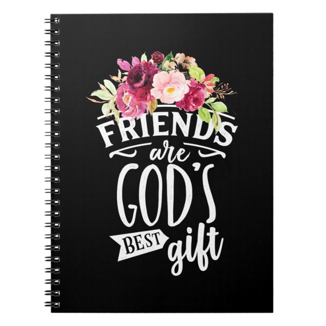 Cuaderno Los amigos son el mejor regalo de Dios (Frente)