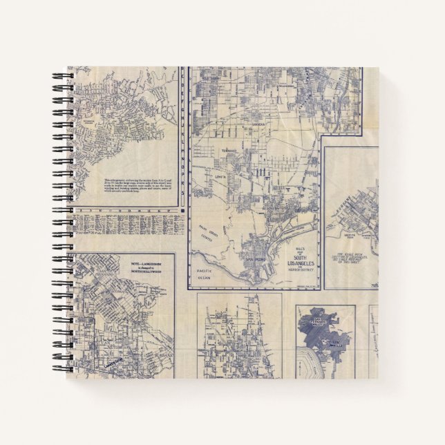 Cuaderno Los Ángeles, California (Anverso)