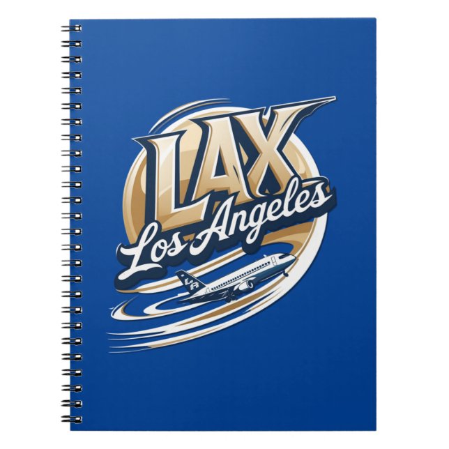Cuaderno Los Angeles LAX Airport Code Notebook (Frente)
