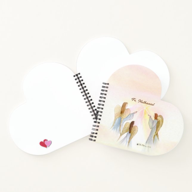 Cuaderno Los ángeles religiosos personalizados (Interior)