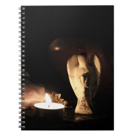 Cuaderno Los ángeles traen un libro de notas de luz