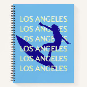 Cuaderno Los Angeles Travel Art, California, Travel, Blue