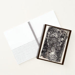 Cuaderno Los Antiguos, dibujo a tinta