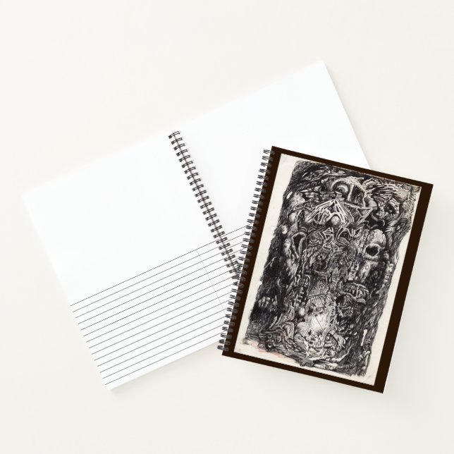 Cuaderno Los Antiguos, dibujo a tinta (Interior)