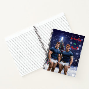 Cuaderno Los árboles de Navidad brillantes de SlipperyJoe d