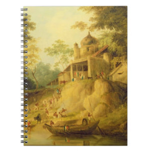 Cuaderno Los bancos del Ganges, c.1820-30 (aceite en lona)