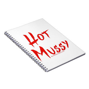 Cuaderno Los bruscos de texto rojo intenso y agudo de Slipp