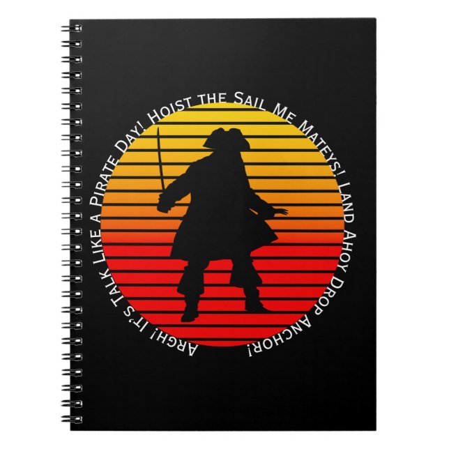 Cuaderno ¡Los bucaneros de Steampunk hablan como un argh de (Frente)