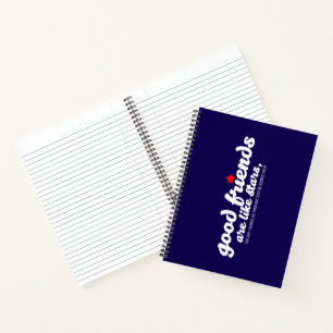Cuaderno Los buenos amigos son como las estrellas