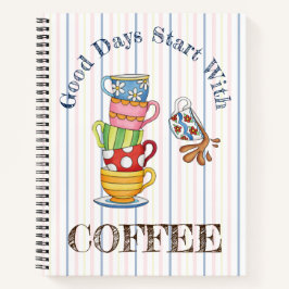 Cuaderno Los Buenos Días Comienzan Con Café