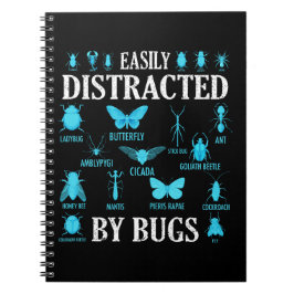 Cuaderno Los Bugs De Bug Lover Distrados Fácilmente Por Los