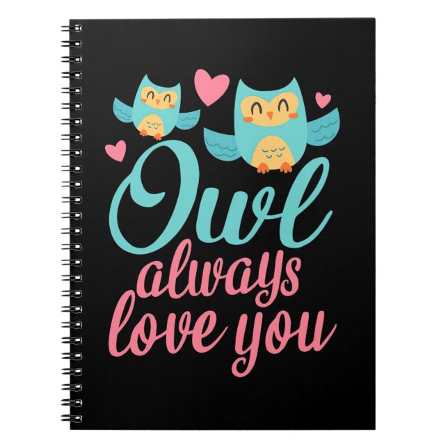 Cuaderno Los búhos siempre te aman (Frente)