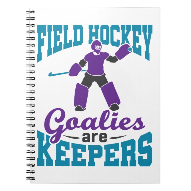 Cuaderno Los Caballos De Hockey De Campo Son Los Cuidadores (Frente)