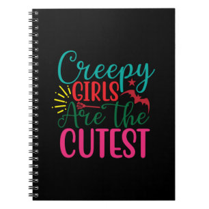 Cuaderno Los Chicas Aterradores De Halloween Son El Cumplea
