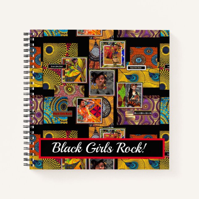 Cuaderno ¡Los Chicas negros rockean! (Anverso)