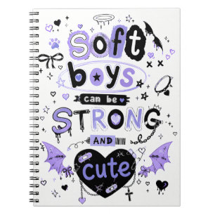 Cuaderno Los chicos suaves pueden ser fuertes y lindos lava