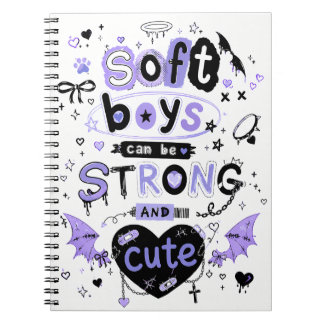 Cuaderno Los chicos suaves pueden ser fuertes y lindos lava