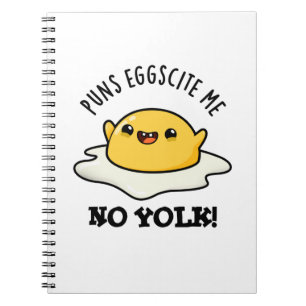 Cuaderno Los chistes de huevos me emocionam No Yolk diverti