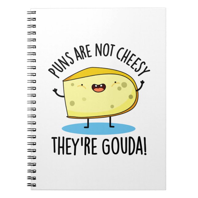 Cuaderno Los chistes no son cursis, son un chiste de queso  (Frente)