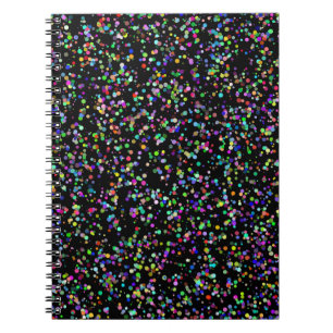 Cuaderno Los círculos coloridos burbujan en un patrón único