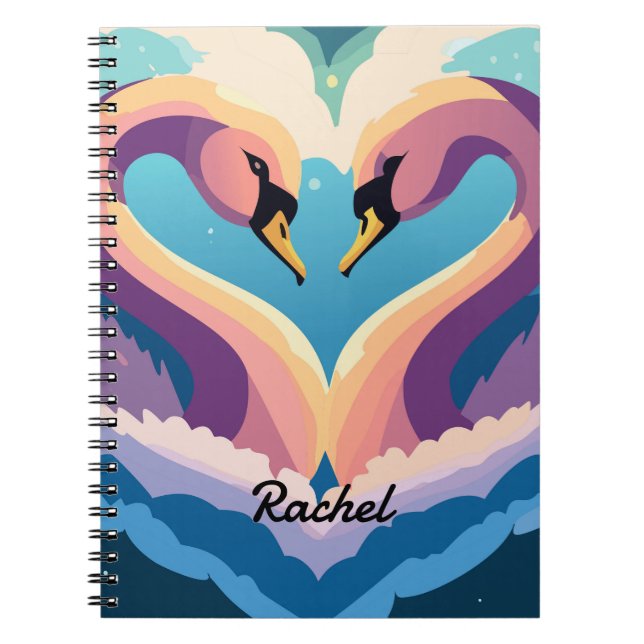 Cuaderno Los Cisnes Enamorados (Frente)