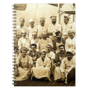 Cuaderno Los cocineros de la nave a bordo del R.M.S.