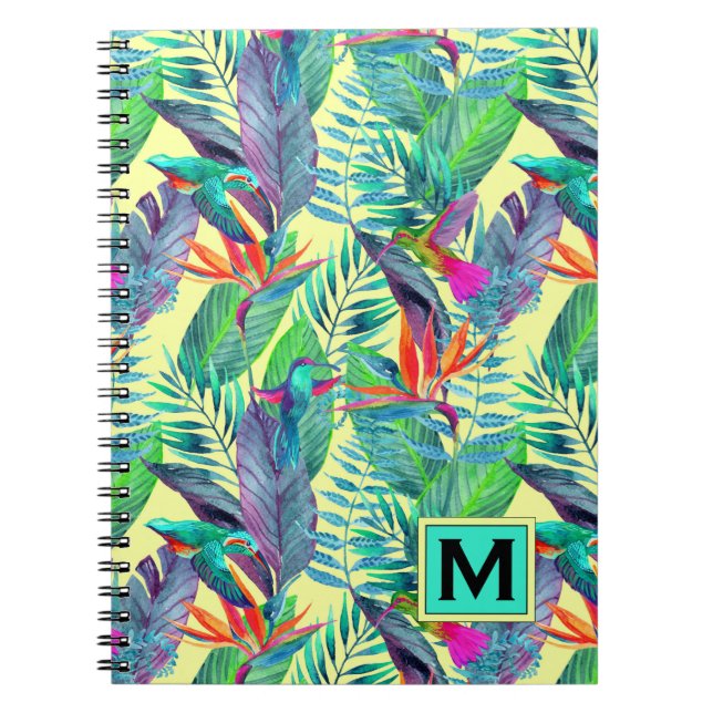 Cuaderno Los colibríes de la acuarela el | añaden su (Frente)