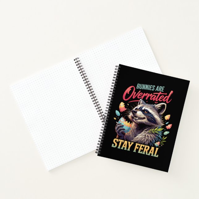 Cuaderno Los conejos están sobrevalorados Permanezcan feral (Interior)