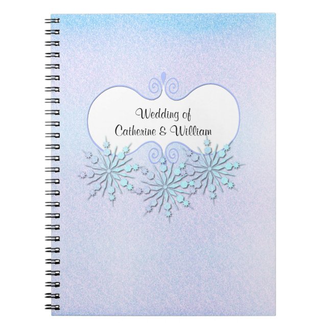 Cuaderno Los copos de nieve del invierno que casan a la (Frente)