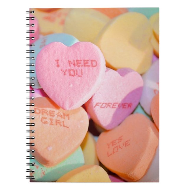 CUADERNO LOS CORAZONES CANDIOSOS DE VALENTINE (Frente)