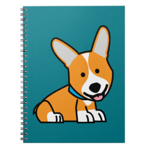 Cuaderno Los Corgis del Corgi persiguen el Pembroke feliz