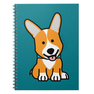 Cuaderno Los Corgis del Corgi persiguen el Pembroke feliz