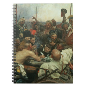 Cuaderno Los Cossacks de Zaporozhye que escriben una letra