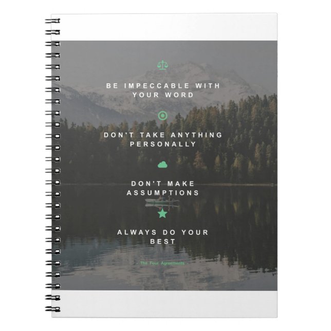 Cuaderno Los cuatro acuerdos (Frente)
