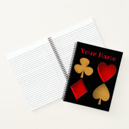 Cuaderno Los cuatro trajes, personalizados