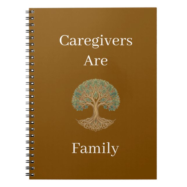 Cuaderno Los cuidadores son familia (Frente)