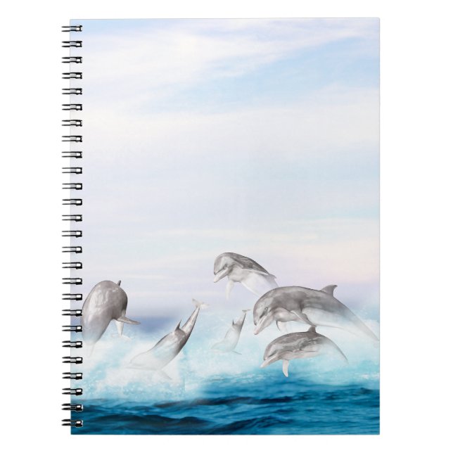 Cuaderno Los delfines saltantes (Frente)