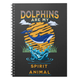 Cuaderno Los delfines son mi animal espiritual