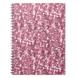 Cuaderno Los destellos purpurinas sin foco secuelas shimmer