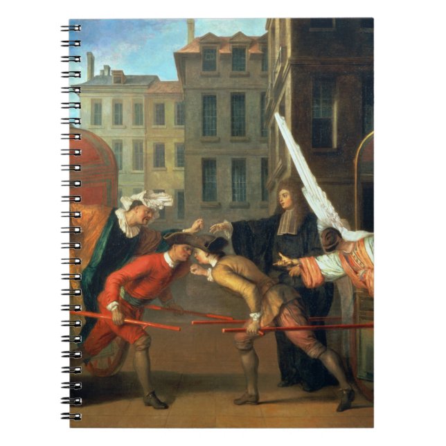 Cuaderno Los dos coches, una escena añadieron a la comedia (Frente)