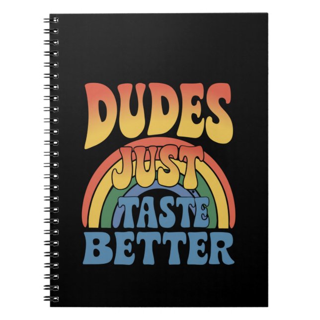 Cuaderno Los dudes prueban mejor cosecha del orgullo gay ar (Frente)