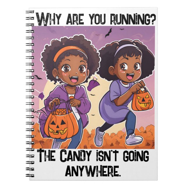 Cuaderno ¡Los dulces no van a ninguna parte! (Frente)