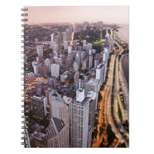 Cuaderno Los E.E.U.U., Illinois, Chicago, vista aérea del