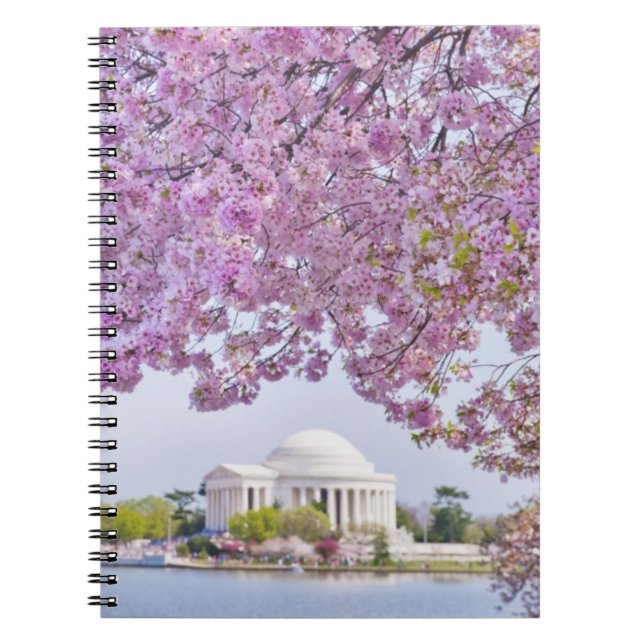 Cuaderno Los E.E.U.U., Washington DC, cerezo en la (Frente)