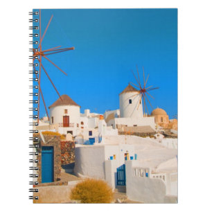 Cuaderno Los edificios blancos y los molinos de viento en