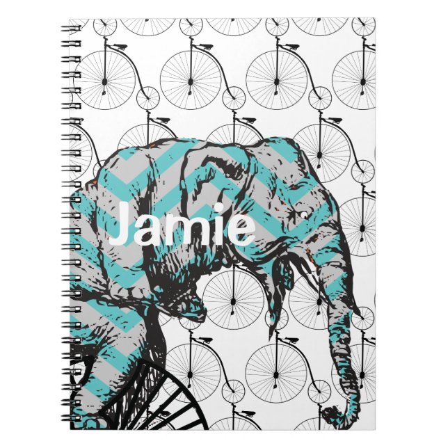 Cuaderno ¡Los elefantes y las bicicletas son iguales! (Frente)