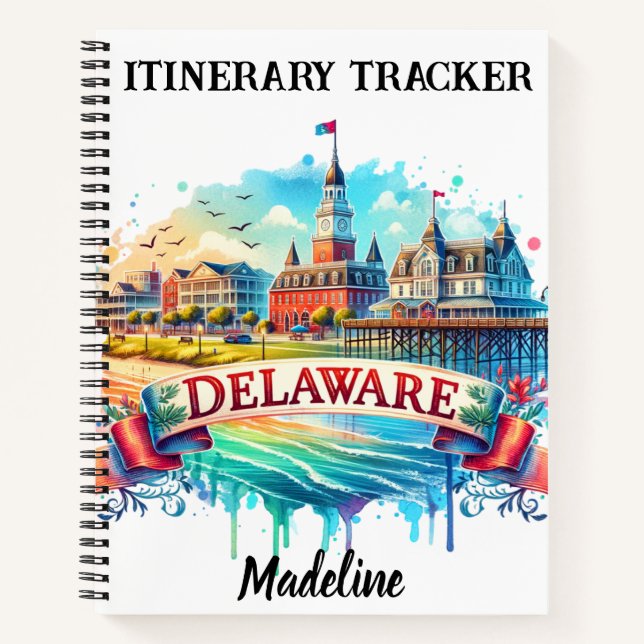 Cuaderno Los encantadores monumentos costeros de Delaware (Anverso)