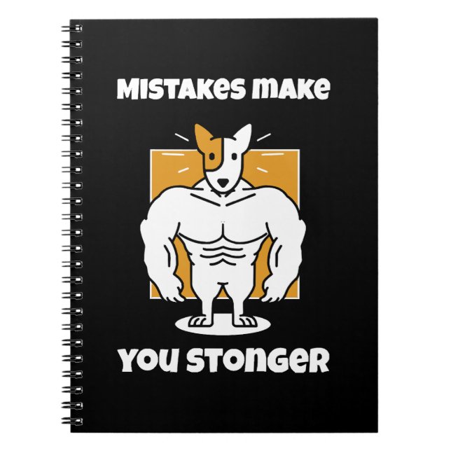 Cuaderno Los errores te hacen más fuerte (Frente)
