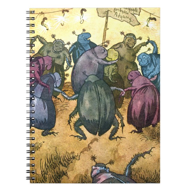 Cuaderno Los escarabajos celebran el verano medio (Frente)